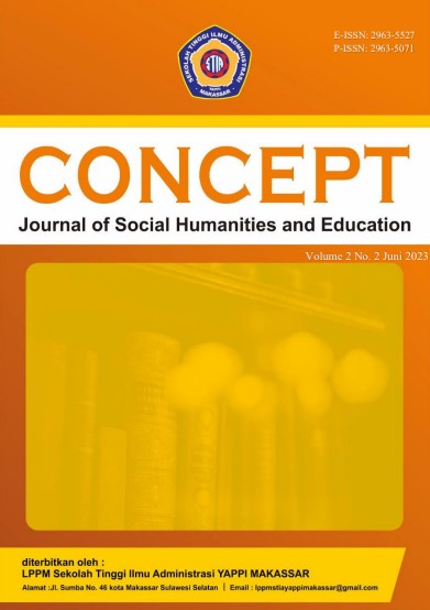 					View Vol. 2 No. 2 (2023): Juni: Concept: Journal of Social Humanities and Education
				