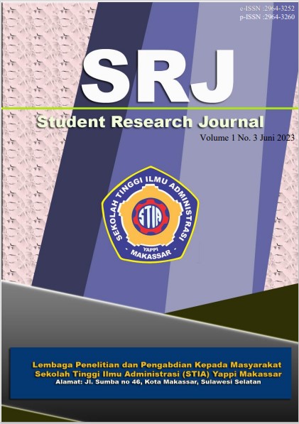 					View Vol. 1 No. 3 (2023): Juni : Student Research Journal
				